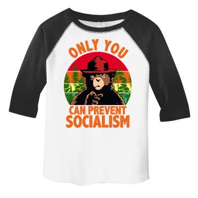 On You Can Prevent Socialism Bear Toddler Fine Jersey T-Shirt