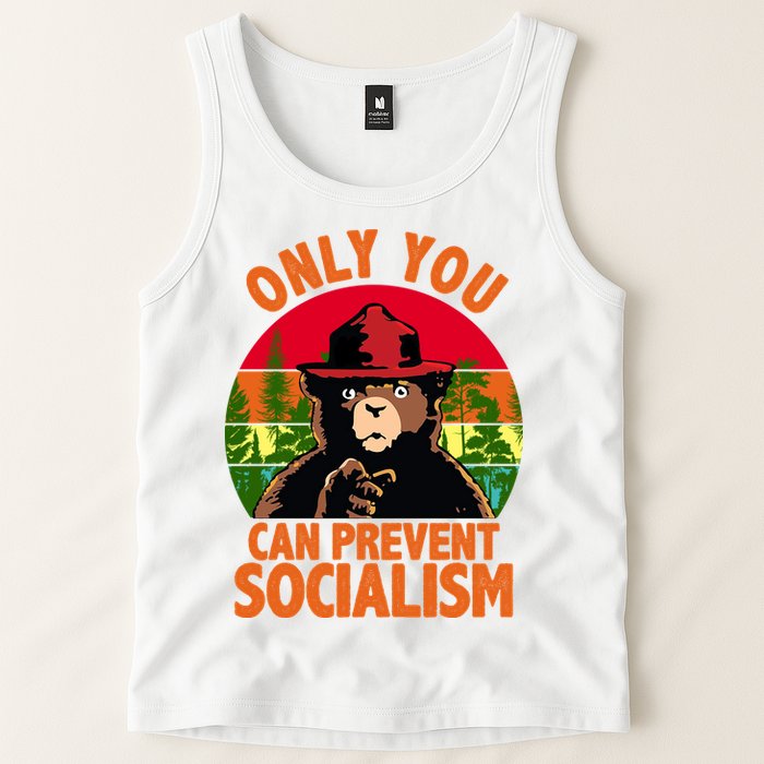 On You Can Prevent Socialism Bear Tank Top