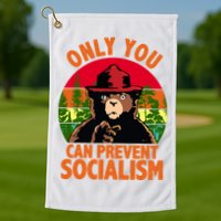 On You Can Prevent Socialism Bear Golf Towel
