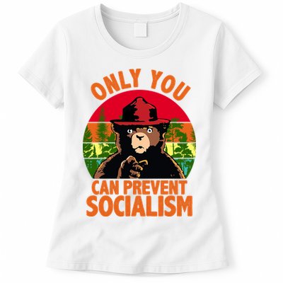 On You Can Prevent Socialism Bear Womens T-Shirt