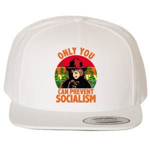 On You Can Prevent Socialism Bear Wool Snapback Cap