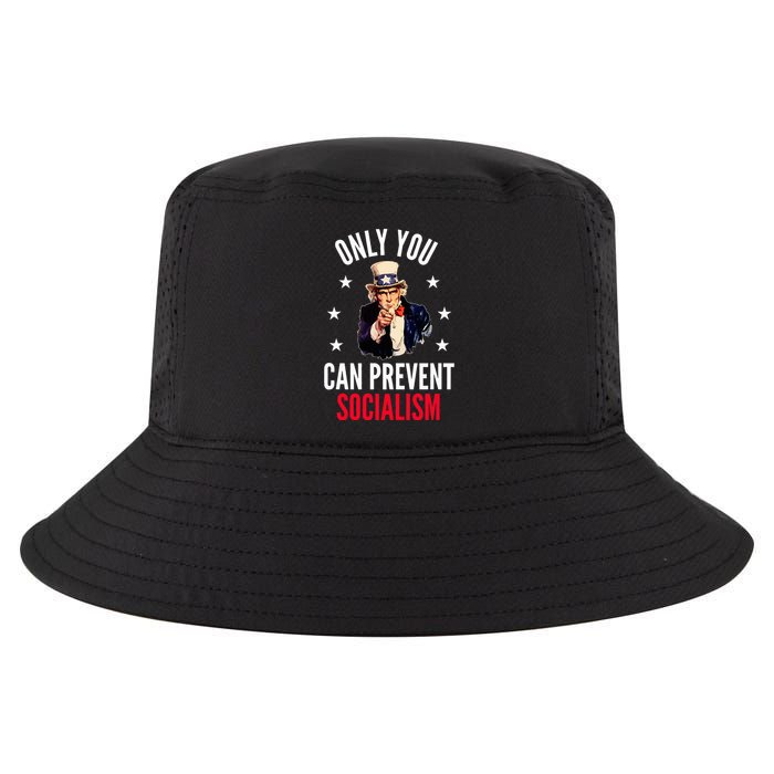 Only You Can Prevent Socialism Anti Socialism Cool Comfort Performance Bucket Hat