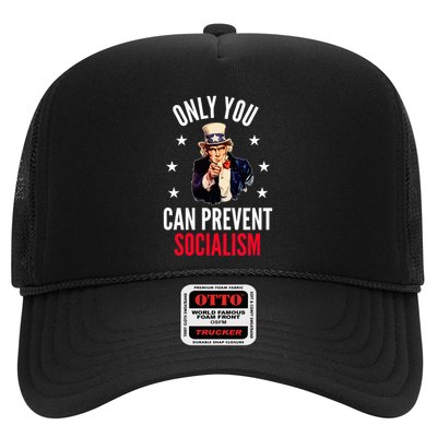 Only You Can Prevent Socialism Anti Socialism Trucker Hat