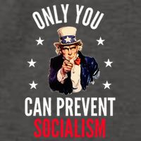 Only You Can Prevent Socialism Anti Socialism Vector Backpack
