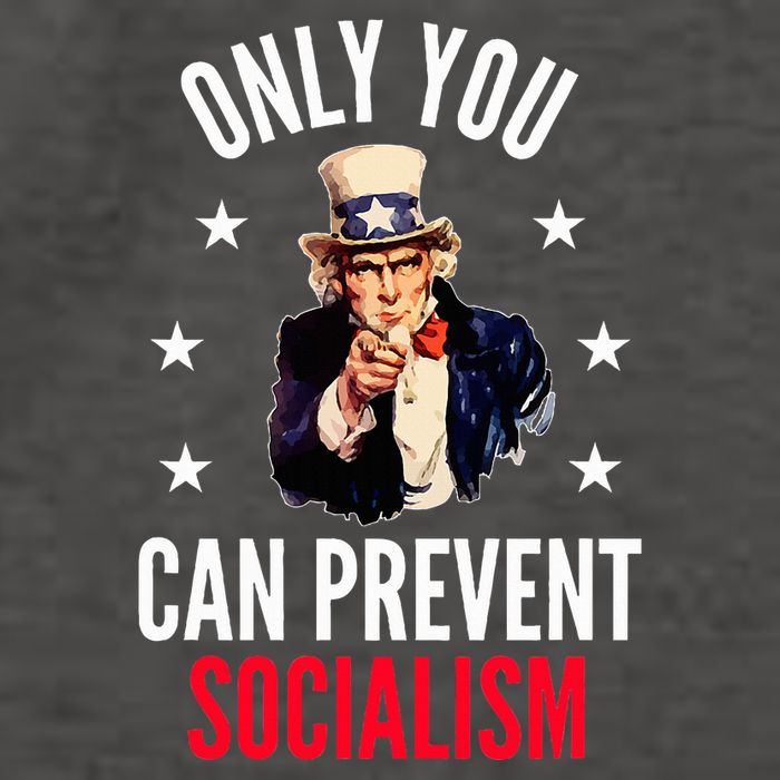 Only You Can Prevent Socialism Anti Socialism Vector Backpack