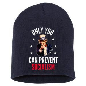 Only You Can Prevent Socialism Anti Socialism Short Acrylic Beanie