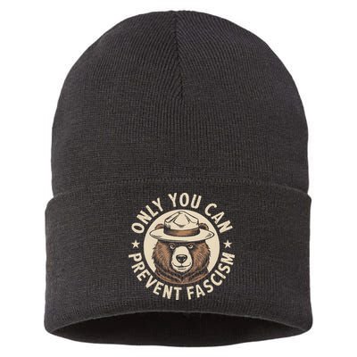 Only You Can Prevent Fascism Sustainable Knit Beanie