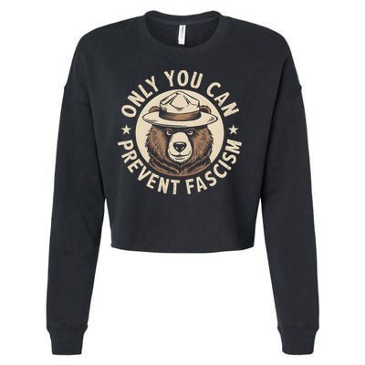 Only You Can Prevent Fascism Cropped Pullover Crew