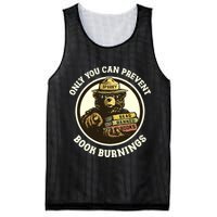 Only You Can Prevent Book Burnings Banned Books Awareness Mesh Reversible Basketball Jersey Tank