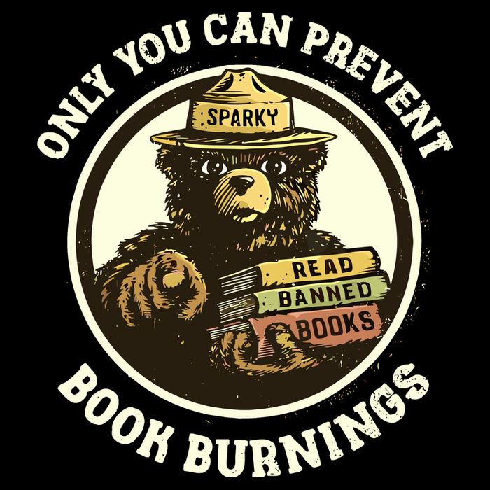 Only You Can Prevent Book Burnings Banned Books Awareness Youth Performance Sprint T-Shirt