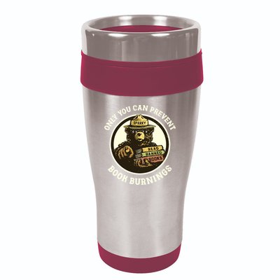 Only You Can Prevent Book Burnings Banned Books Awareness 16oz Travel Tumbler