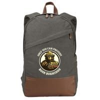 Only You Can Prevent Book Burnings Banned Books Awareness Cotton Canvas Backpack