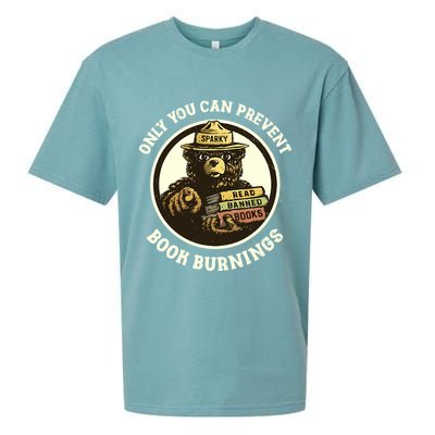 Only You Can Prevent Book Burnings Banned Books Awareness Sueded Cloud Jersey T-Shirt