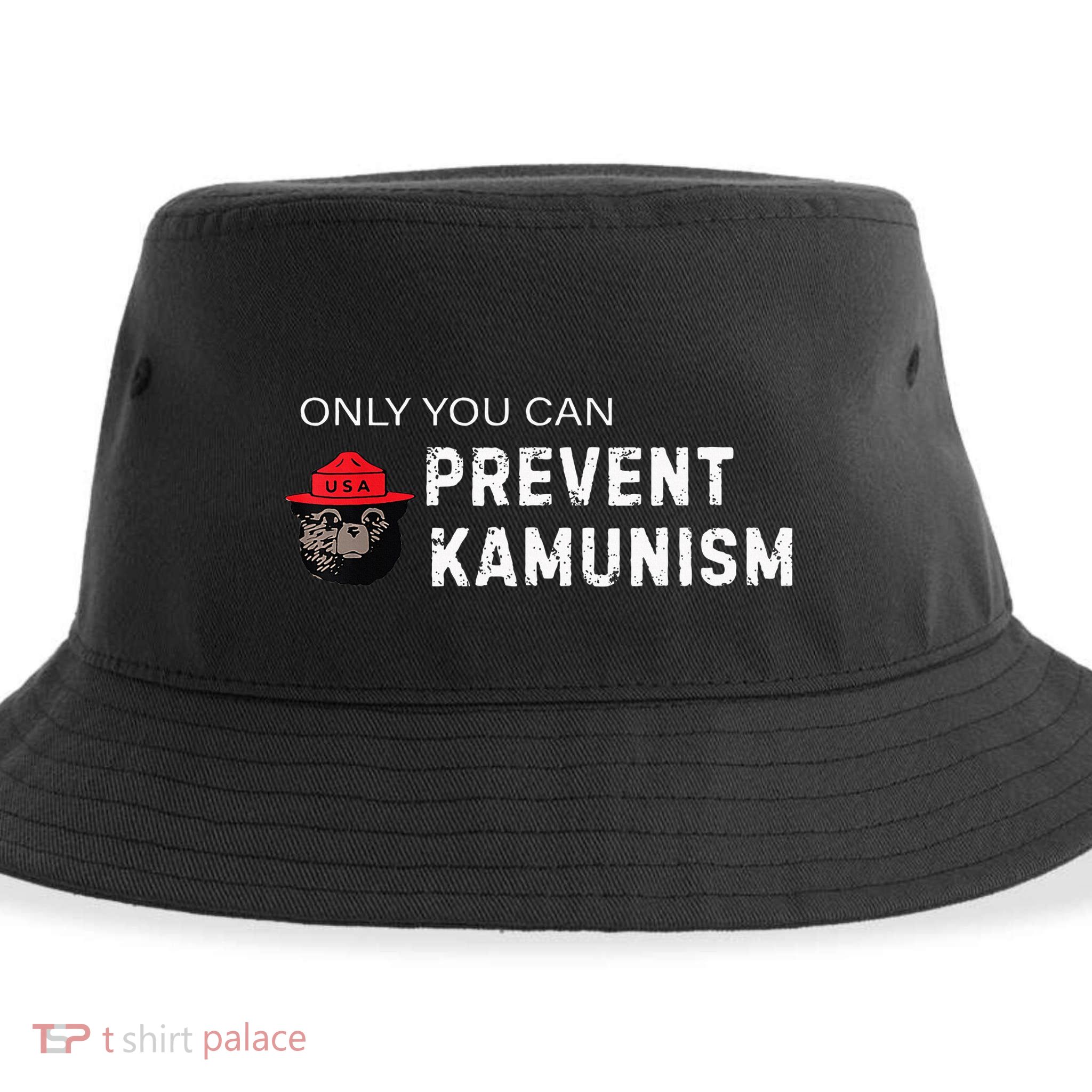Only You Can Prevent Kamunism Communism Election Humor 2024 Sustainable Bucket Hat