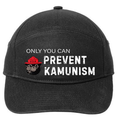 Only You Can Prevent Kamunism Communism Election Humor 2024 7-Panel Snapback Hat