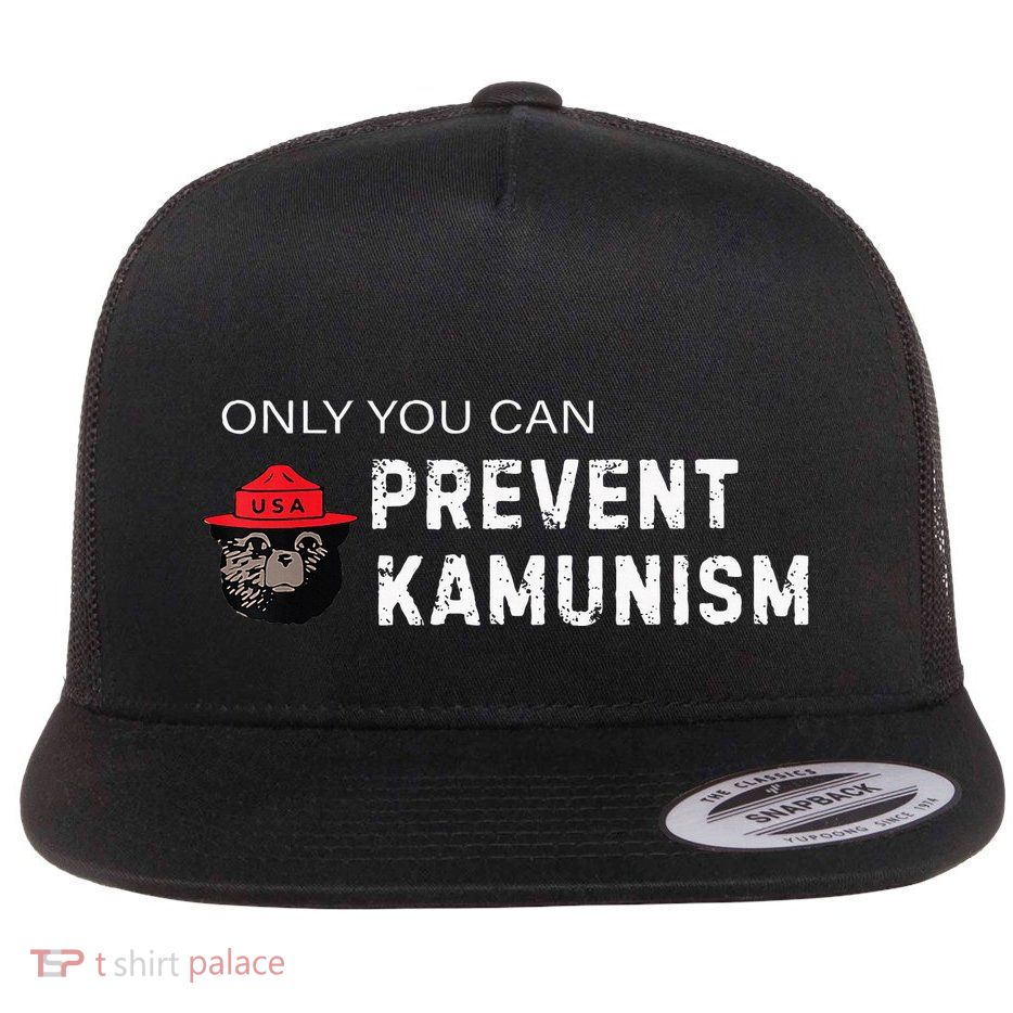 Only You Can Prevent Kamunism Communism Election Humor 2024 Flatbill Hat
