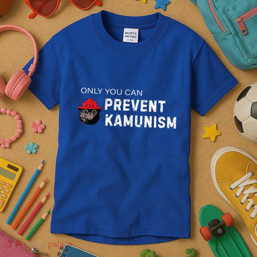 Only You Can Prevent Kamunism Communism Election Humor 2024 Kids T-Shirt