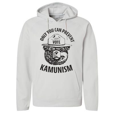 Only You Can Prevent Kamunism Communism Election Humor 2024 Performance Fleece Hoodie