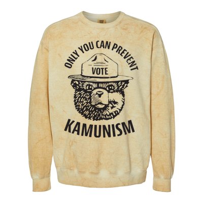 Only You Can Prevent Kamunism Communism Election Humor 2024 Colorblast Crewneck Sweatshirt