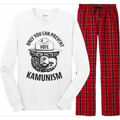 Only You Can Prevent Kamunism Communism Election Humor 2024 Long Sleeve Pajama Set