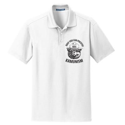 Only You Can Prevent Kamunism Communism Election Humor 2024 Dry Zone Grid Polo