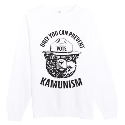 Only You Can Prevent Kamunism Communism Election Humor 2024 Premium Crewneck Sweatshirt