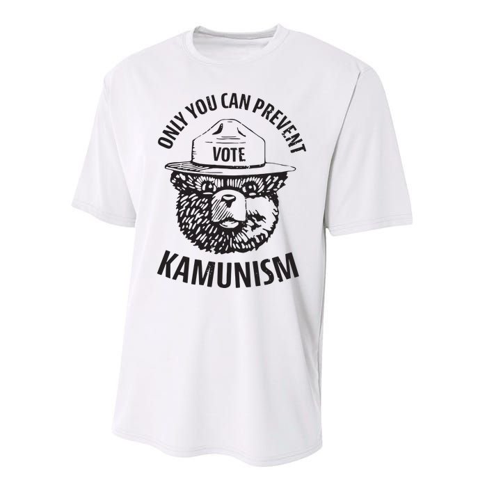 Only You Can Prevent Kamunism Communism Election Humor 2024 Performance Sprint T-Shirt