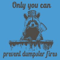Only You Can Prevent Dumpster Fires Raccoon Meme Tie Dye Hoodie