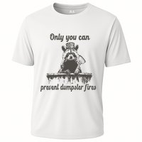 Only You Can Prevent Dumpster Fires Raccoon Meme Performance Shirt