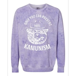 Only You Can Prevent Kamunism Vote Colorblast Crewneck Sweatshirt