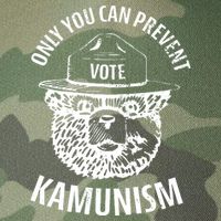 Only You Can Prevent Kamunism Vote Legacy Tie Dye Trucker Hat