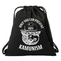 Only You Can Prevent Kamunism Vote Drawstring Bag
