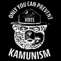 Only You Can Prevent Kamunism Vote Drawstring Bag