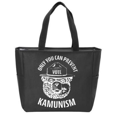 Only You Can Prevent Kamunism Vote Zip Tote Bag
