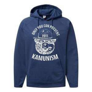 Only You Can Prevent Kamunism Vote Performance Fleece Hoodie