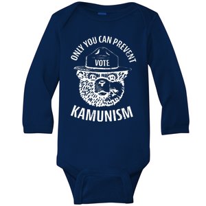 Only You Can Prevent Kamunism Vote Baby Long Sleeve Bodysuit