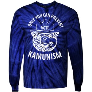 Only You Can Prevent Kamunism Vote Tie-Dye Long Sleeve Shirt