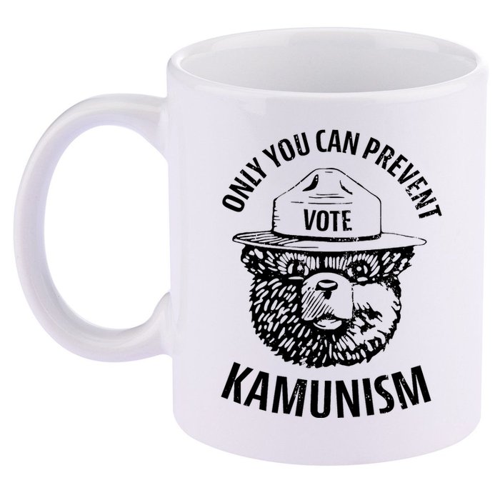 Only You Can Prevent Kamunism Vote 11oz C Handle Ceramic Mug