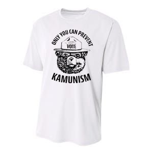 Only You Can Prevent Kamunism Vote Youth Performance Sprint T-Shirt