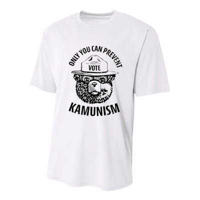 Only You Can Prevent Kamunism Vote Youth Performance Sprint T-Shirt