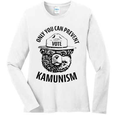 Only You Can Prevent Kamunism Vote Ladies Long Sleeve Shirt