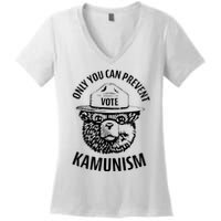 Only You Can Prevent Kamunism Vote Women's V-Neck T-Shirt