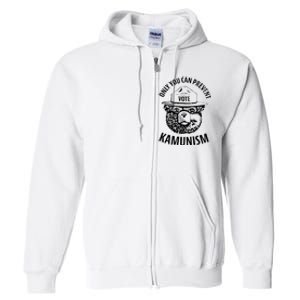 Only You Can Prevent Kamunism Vote Full Zip Hoodie