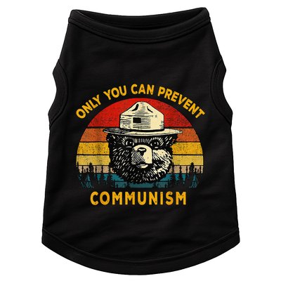 Only You Can Prevent Communism Camping Bear Doggie Tank