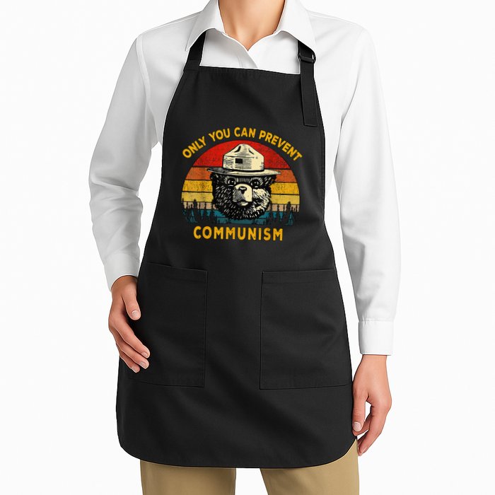 Only You Can Prevent Communism Camping Bear Apron