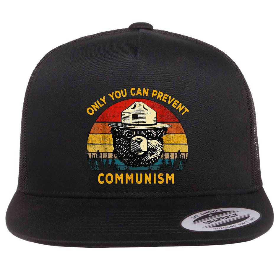 Only You Can Prevent Communism Camping Bear Flatbill Hat