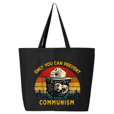 Only You Can Prevent Communism Camping Bear 25L Jumbo Tote