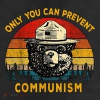 Only You Can Prevent Communism Camping Bear 25L Jumbo Tote