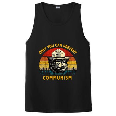 Only You Can Prevent Communism Camping Bear PosiCharge Competitor Tank