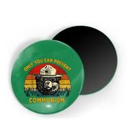 Only You Can Prevent Communism Camping Bear Magnet